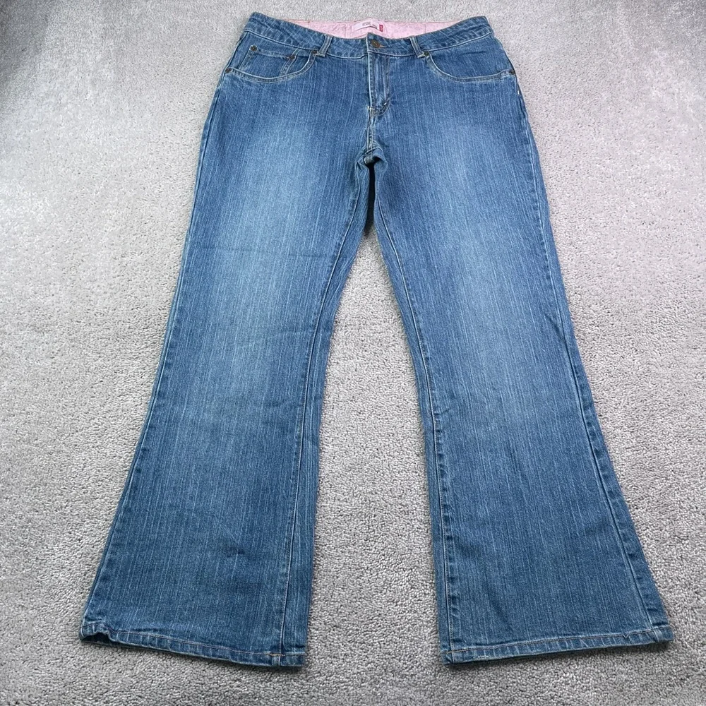 Levis Jeans Juniors‎ 18 Blue 517 Stretch Flare Stretch Denim Retro Y2K Boho